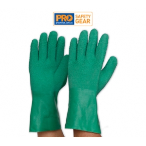 Green Latex Glove