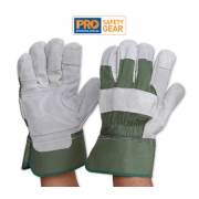 Green Leather Glove