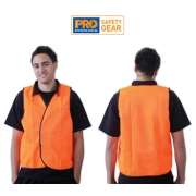 Fluro Orange Safety Vest - Day Use