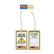 Safety Tags - Yellow Out of Service