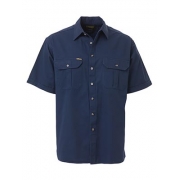 Bisley Workwear Original Cotton Drill Shirt Short Sleeve